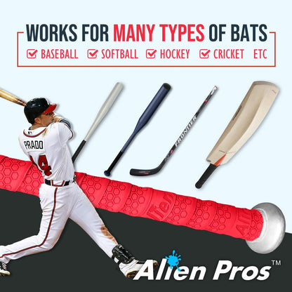 Bat Grip Tape for Baseball (2 Grips/4 Grips) – 1.1 Mm Precut and Pro Feel Bat Tape – Replacement for Old Baseball Bat Grip – Wrap Your Bat for an Epic Home Run (2 Grips/4 Grips)