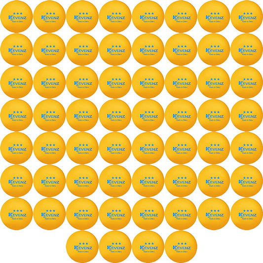 60-Pack 3 Star Ping Pong Balls,Advanced Table Tennis Ball,Bulk Outdoor Ping Pong Balls, Orange