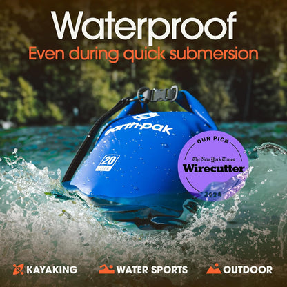 -Waterproof Dry Bag - Roll Top Dry Compression Sack Keeps Gear Dry for Kayaking, Beach, Rafting, Boating, Hiking, Camping and Fishing with Waterproof Phone Case